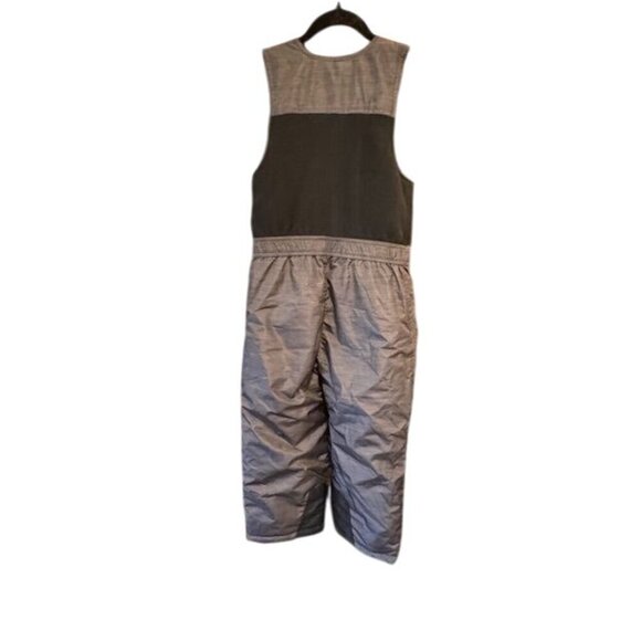 Snozu Kids Snow Bib Overalls Black Gray Insulated Polyester Winter Pants Size 6 - Picture 2 of 7